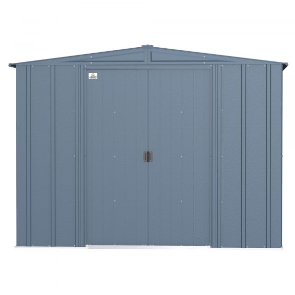 Arrow Classic Steel Shed CLG88BG 8x8ft Galvanized Steel (Blue Grey) - Image 2