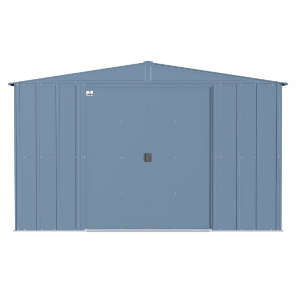 Arrow Classic Steel Shed CLG1014BG 10x14ft Galvanized Steel (Blue Grey) - Image 2