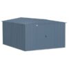 Arrow Classic Steel Shed 10×12 Blue Grey CLG1012BG Length 12ft Width 10ft Outer Material Galvanized Steel Model CLG1012BG