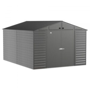 Arrow Select Steel Shed 10×14 Charcoal SCG1014CC Length 14ft Width 10ft Outer Material Galvanized Steel Model SCG1014CC