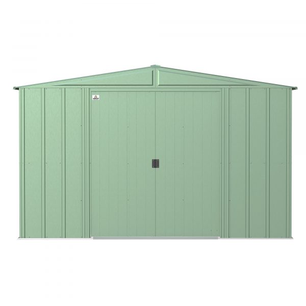 Arrow Classic Steel Shed CLG1012SG 10x12ft Galvanized Steel (Sage Green) - Image 2