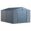 Arrow Select Steel Shed 10×14 Blue Grey SCG1014BG Length 14ft Width 10ft Outer Material Galvanized Steel Model SCG1014BG
