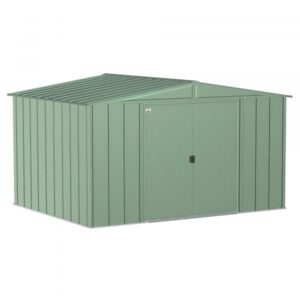 Arrow Classic Steel Shed 10×8 Sage Green CLG108SG Length 8ft Width 10ft Outer Material Galvanized Steel Model CLG108SG