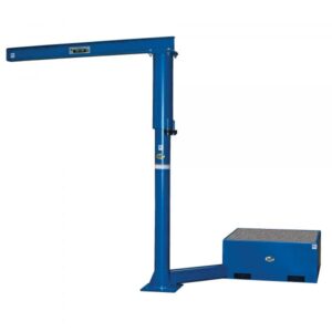 Vestil Portable Offset Jib Crane Fork Mount 250lb. Capacity 96in. Boom Length Model JIB-CBX-25-8-10-BC