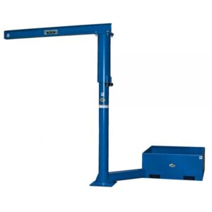 Vestil Portable Offset Jib Crane Mount Type Fork Capacity 500lbs Overall Boom Length 96in Model JIB-CBX-50-8-10