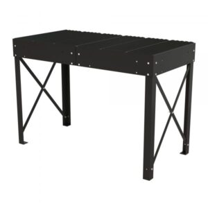 Vestil Work Platform Width 36.125in Depth 72.25in Height 21in Model PWPS-60-3672-BK