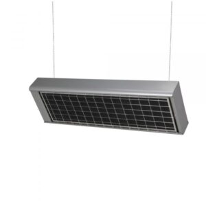 TPI 9.5 KW 480V Heavy Duty Overhd Flat Panel Heater Fuel Type Electric Material Aluminum Model FSA-9548-3