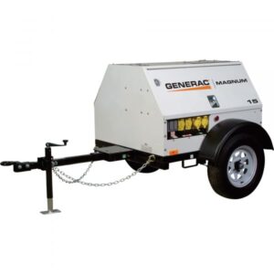 Generac Towable Mobile Diesel Generator 14kW/13kW Single Phase Electric Start Model 6783