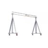 Caldwell Portable Adjustable Height Aluminum Gantry Crane Material Aluminum Load Capacity 6000lbs I-Beam Length 120 in Model 582-6000-10-10