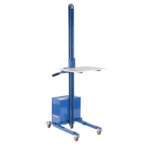 Vestil Powered Quick Lift Capacity 125lbs Working Height 6 ft Platform Height 72in Model PEL-100S-D3A1