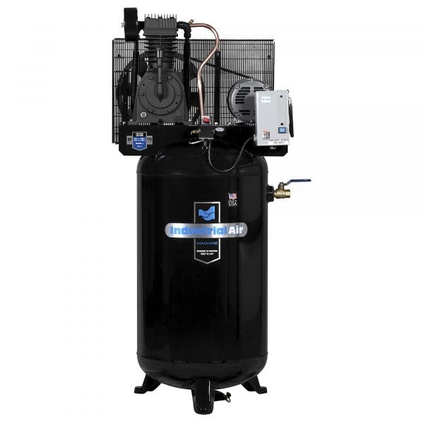 Industrial Air IV5038055 80 Gallon Vertical Two Stage 5 HP 3 Phase