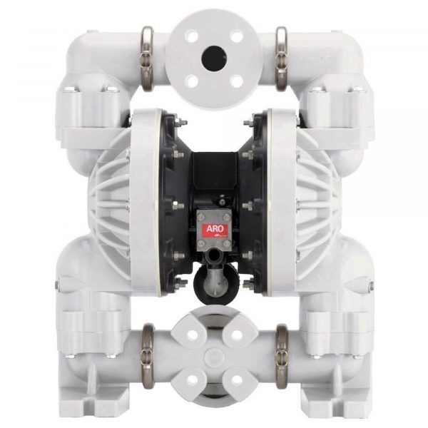 Ingersoll Rand 2in Air Operated Diaphragm Pump Flow 145 GPM Inlet Port 2in Outlet Port 2in Model 6662A4-444-C