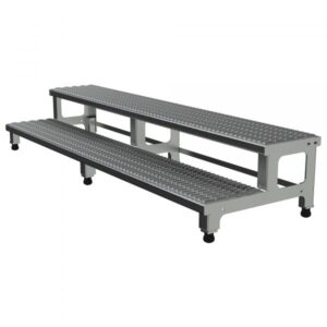 Vestil Adjustable Step-Mate Stands Capacity 500 lb Material Aluminum Overall Height 72in Model ASP-72-A