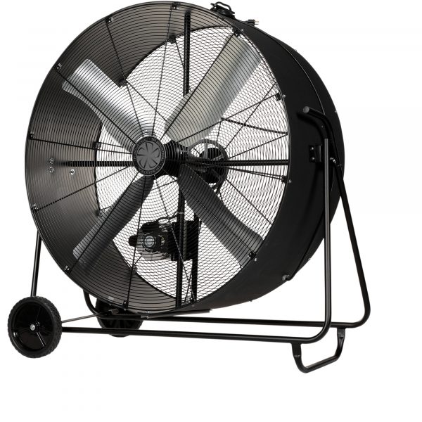 TPI Industrial Swivel Mount Drum Fan 48in 1 HP 22700 CFM Model PBS 48-B