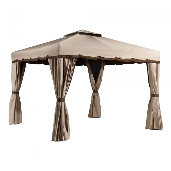 ShelterLogic Sojag Roma Gazebo 10×12 500-9165395 Color Assorted Shape Other Frame Material Steel Model 500-9165395