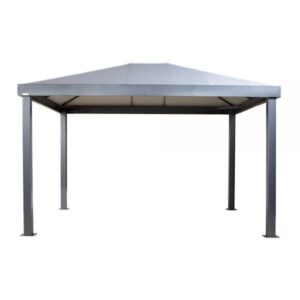 ShelterLogic Sojag Monteserra Gazebo 10×12 500-9166842 Color Gray Shape Other Frame Material Aluminum Model 500-9166842