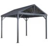 ShelterLogic Sojag Sanibel I Gazebo 8×8 500-9162820 Color Gray Shape Other Frame Material Aluminum Model 500-9162820