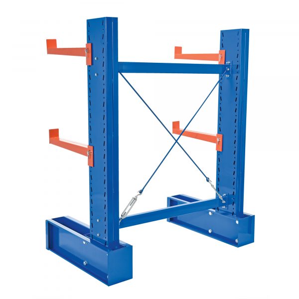 Vestil MU-C-6-24-SET 6ft H Medium-Duty Cantilever Single Starter Set (24in Arms) - Image 2