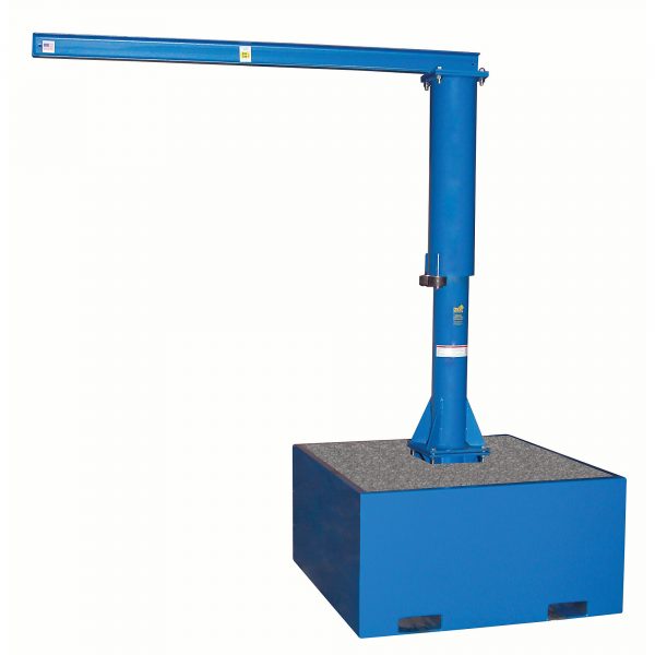 Vestil 36in Base Filled with Concrete Floor Mount JIB-CB-36-BC
