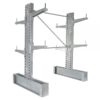 Vestil 8ft. Galvanized Cantilever with 24in Arm 8k Overall Height 96in Width 72in Depth 58in Model HDU-C-8-24-G-SET