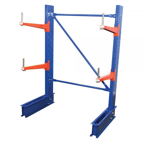 Vestil SU-C-6-24-SET 81 in. High Light Duty Cantilever Rack Starter Set (24 in. Arms) - Image 2