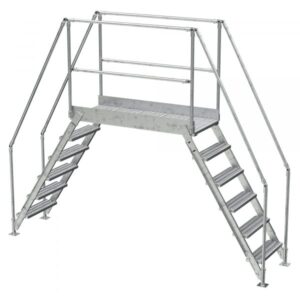 Vestil ALUM LAD 6 STEP 56 WIDE 44 TOP Clearance Height 60in Capacity 500lbs Material Aluminum COL-AL-6-56-44