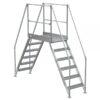 Vestil ALUM LAD 6 STEP 56 WIDE 33 TOP Clearance Height 60in Capacity 500lbs Material Aluminum COL-AL-6-56-33