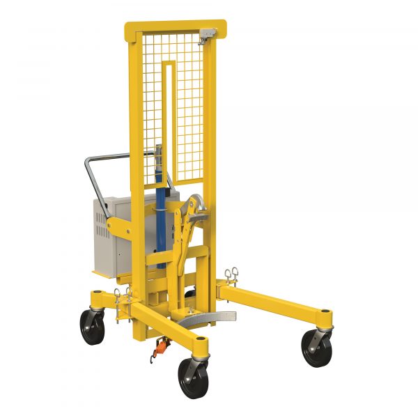 Vestil DC Mech Drum Transporter 800 Capacity 800lbs Material Steel Drum Size 55 Model DCR-880-H-HP-DC