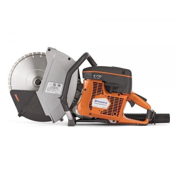 Husqvarna Lightweight power cutter for dry cutting. Blade Diameter 14in Model K770 DRY CUT US
