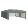 ShelterLogic ShelterTube ShelterTube Wind Snow Rated Garage 20x32x10 Gr Length 32ft Width 20ft Outer Material Galvanized Steel Model SQAADD0104C02003210