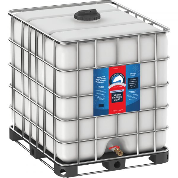 Bare Ground Solution Calcium Chloride Liquid Ice Melt 275-Gallon Tote Model BGB-275T