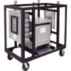 CEP Portable 4-Wheel Power Distribution Cart for Generators 480 Volts 100 Amps 3-Phase Model 6212PDC45