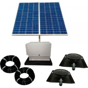 Aermaster Solar 3 Direct Drive Pond Aerator System 2.8 CFM 1 1/2-Acre Capacity Model AerMasterDDSolar3