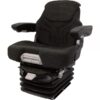 K&M Grammer MSG95/741 Tractor Seat with 12V Air Suspension Black Model 8132