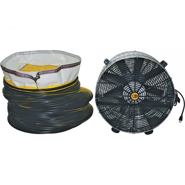 J&D VICS20 20in Confined Space Vent Fan (6500 CFM, 1 HP) - Image 2
