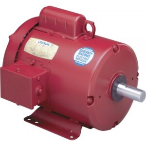Leeson Farm-Duty Electric Motor 5.0 HP 1740 RPM 230 Volts Single Phase Model P184K17FB16