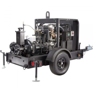 Generac Diesel Dry Prime Mobile Full Trash Pump 1450 GPM 4in Ports Tier 4 Final Approved Model 6962