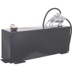 Better Built Steel Transfer Fuel Tank With GPI 12V Fuel Transfer Pump 36-Gallon Black Rectangular 8 GPM Model 29214885