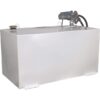 Better Built Steel Transfer Fuel Tank With GPI 12V Fuel Transfer Pump 100-Gallon White Rectangular 15 GPM Model 29214988