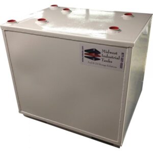Midwest Industrial Tanks Double-Wall Storage Fuel Tank 50-Gallon Model RTD-50-CC-10-12