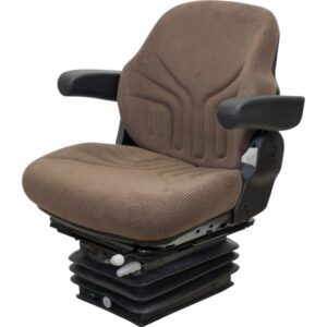 Grammer Brand John Deere Series Mechanical Reclining Seat and Air Suspension Combo Fits John Deere 30-55 Late Series 285-Lb. Capacity Model 6793