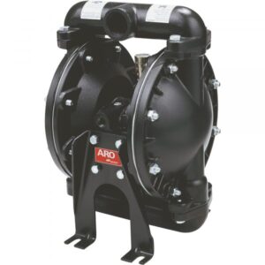 ARO Air-Operated Double Diaphragm Pump 1in Ports 35 GPM Aluminum/PTFE Model 666100-344-C