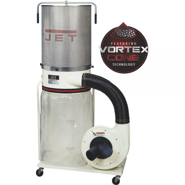 JET Dust Collector 1.5 HP 1PH 115/230V 2-Micron Canister Kit Model DC-1100VX-CK