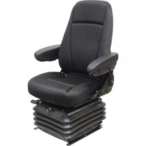 K&M Uni Pro Heavy-Duty Air Suspension Seat with 24 Volt Compressor Model KM 1200