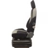 K&M Uni Pro High-Back Air Suspension Seat with 24 Volt Compressor Model KM 1040