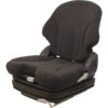 Grammer MSG75/531 Low Profile Air Suspension Seat with 12 Volt Compressor 375-Lb. Capacity Black Fabric Model 7776