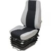 K&M Uni-Pro KM 502 Seat with 12 Volt Air Suspension 330-Lb. Capacity Fabric Model 8465