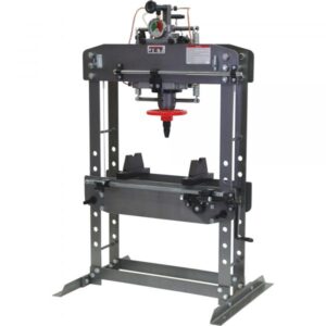 JET H-Frame 35-Ton Hydraulic Shop Press with Gauge Model HP-35A