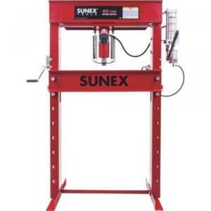 SUNEX 40-Ton Air/Hydraulic Shop Press Model 5740AH