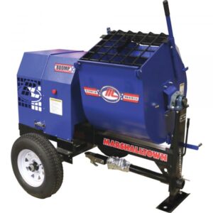 Marshalltown 800MP Mortar/Plaster Mixer with Ball Tow Outrigger and 3 HP Electric Engine Model 800MP3EBO